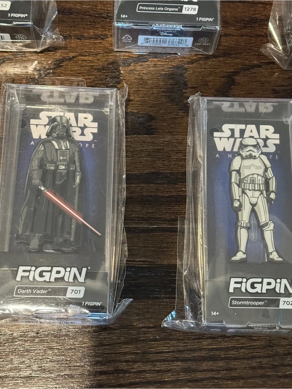 Figpin Star Wars Pin Set of Five New